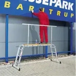 Euroline Ger&uuml;stbohle f&uuml;r Klappleiter 4x3 1,44 m