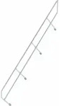 MUNK zweiter Handlauf Aluminium-Treppe 45&deg; 14 Stufen