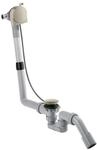 hansgrohe Komplettset Exafill S Wanneneinlauf, Ab- + &Uuml;berlaufgarn., brush. ni.