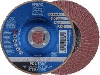 PFERD TOOLS POLIFAN F&auml;cherscheibe PFF 100x16 mm flach A40 Leistungslinie SG...