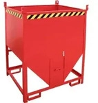 Bauer S&uuml;dlohn Silobeh&auml;lter SGS 100, lackiert, Feuerrot