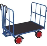 VARIOfit Handpritschenwagen mit 2 Rohrgitterw&auml;nden Vollgummibereifung 1.140 x...