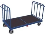 VARIOfit Doppel-Stirnwandwagen mit senkrechten Streben 1.305 x 880 mm Traglast...