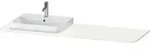 Duravit Waschtisch-Konsole Happy D.2 Plus 160x55cm, m 1 Ausschn, Beck. li, we hgl