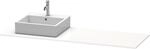 Duravit Konsole XSquare 160x55x1,6cm, m 1 AS, Beck. li, sw hgl (XS060HL4040)