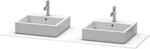 Duravit Konsole XSquare 160x55cm, T, m 2 Auss, Beck. beids. (XS063HB9191)