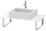 Duravit Konsole Compact L-Cube 80-200x48cm, 1 AS, St&auml;r 3cm, we. hgl