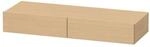 Duravit Schubkastenablage DuraStyle 120x44cm, 2 Schubk., Ei Nat, m Konsole