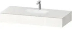 Duravit Einbauwaschtisch-M&ouml;bel-Set Qatego 120x55x17cm, w g, m K, 1 Ausschn, m...