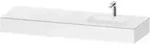 Duravit Einbauwaschtisch-M&ouml;bel-Set Qatego 160x55x17cm, m K, 1 AS, m &Uuml;, B re, we ma