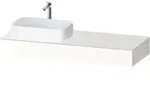 Duravit Konsole Qatego 140x55x17cm, we hgl, 1 Ausschn, Beck. li