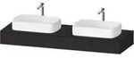Duravit Konsole Qatego 160x55x17cm, gra m, 2 A., Beck. beids.