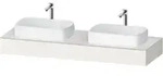 Duravit Konsole Qatego 160x55x17cm, w m, 2 A., Beck. beids.