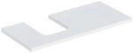 Geberit Waschtisch-Platte One 105x3x47cm, w/lack. hochgl., Ausschn li