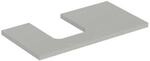 Geberit Waschtisch-Platte One 90x3x47cm, greige/lackiert m, Ausschn li