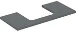 Geberit Waschtisch-Platte One 105x3x47cm, lava/lackiert m, AS mit.