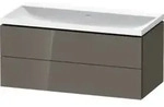 Duravit M&ouml;bel-Set L-Cube 100x48x48cm, o HL, f Gr hgl, 2 Schub.