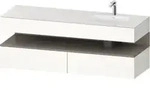 Duravit Einbauwaschtisch-M&ouml;bel-Set Qatego 160x50x60cm, Kon-WTU, B, B r, ba...
