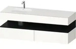 Duravit Einbauwaschtisch-M&ouml;bel-Set Qatego 160x50x60cm, Kon-WTU, B, B l, E...