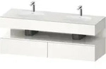 Duravit Einbauwaschtisch-M&ouml;bel-Set Qatego 160x55x60cm, Kon-WTU, B, we hgl/we...