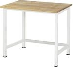 Rau Werktisch Buche-Massiv-Platte BxTxH 1000x800x825 mm