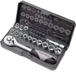 Kraftwerk Steckschl&uuml;ssel-Satz, Basic, 1/4", 26-tlg.