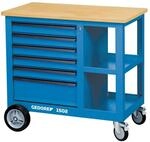 Gedore Rollwerkbank mit Schraubstock, Ma&szlig;e: H 875 x B 950 x T 550 mm (6620620)