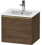 Duravit Waschtischunterschrank D-Neo 51x40,2x44cm, 1 A, wd, g pol/Nussb dkl.