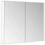 Keuco Spiegelschrank 2-t&uuml;rig Somaris 100x71x11,5cm, we. ma, WE, Spiegel-Hz.