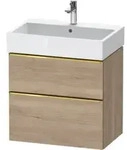 Duravit Waschtischunterschrank D-Neo 68,4x44,2cm, g pol/Ei ma, 1 Kast, 1 A