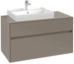 V&B Waschtischunterschrank Collaro 100x54,8x50cm, WT links, volcano black