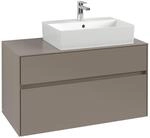 V&B Waschtischunterschrank Collaro 100x54,8x50cm, WT rechts, white oak