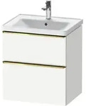 Duravit Waschtischunterschrank D-Neo 58,4x45,2x62,5cm, 1 Kast, g pol/wei&szlig; ma