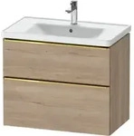 Duravit Waschtischunterschrank D-Neo 78,4x45,2cm, g pol/Ei ma, 1 Kast, 1 A