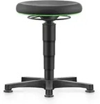 bimos Drehhocker Integralschaum Sitzh&ouml;he 450 - 650 mm mit Gleiter