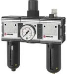 Riegler Wartungseinheit 3-tlg. &raquo;multifix &laquo;, PC-Beh., Schutzkorb, BG4, G3/4