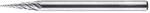 PFERD TOOLS Hartmetall Hochleistungsfr&auml;sstift ALLROUND Spitzkegel SKM &Oslash;03x11mm