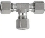 Riegler T-Verschraubung, Rohr-Au&szlig;en- &Oslash;6 mm, Edelstahl 1.4571, 100 bar
