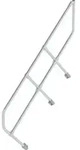 MUNK zweiter Handlauf Aluminium-Treppe 45&deg; 6 Stufen