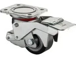 BS Rollen Heberolle W120.C10.080 Lenkrolle mit Feststeller, Raddurchmesser 80...