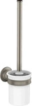 hansgrohe WC-B&uuml;rstengarnitur Axor Montreux Ein. Mattglas, Ha Me, Wd, Edelstahl-Optik