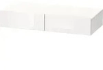 Duravit Schubkastenablage DuraStyle 100x44cm, 2 SchKa., tau/we ma, m Konsole