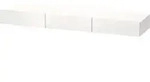 Duravit Schubkastenablage DuraStyle 180x44cm, 3 SBK, betgr/we ma, m Konsole