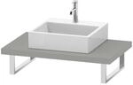 Duravit Konsole L-Cube 80-200x55cm, 1 AS, St&auml; 4.5cm, betongr ma (LC102C00707)