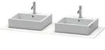 Duravit Konsole XSquare 140x55cm, T m, m 2 Auss, Beck. beids.