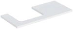 Geberit Waschtisch-Platte One 105x3x47cm, w/lack. ma, Ausschnitt links