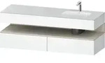 Duravit Einbauwaschtisch-M&ouml;bel-Set Qatego 160x50x60cm, Kon-WTU, B r, T m/we ma