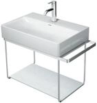 Duravit Metallkonsole DuraSquare 66,5x38cm, wandh&auml;ngend, chrom