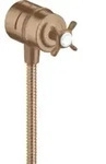 hansgrohe Absperrventil Axor Montreux Stop m R&uuml;ckflussverh., Kreuz, brush. red...