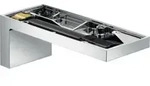 hansgrohe Wanneneinlauf Axor MyEdition Ausl. 176mm, Wandmont., o. Platte, chrom